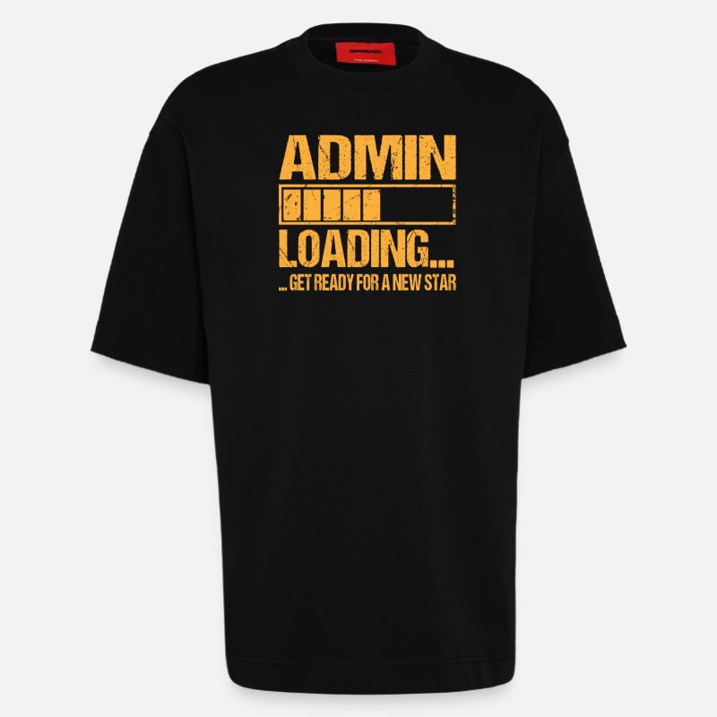 Admin loading Admin Ausbildung - Heavyweight T-Shirt - made by SPREAD  - SOLID BLACK