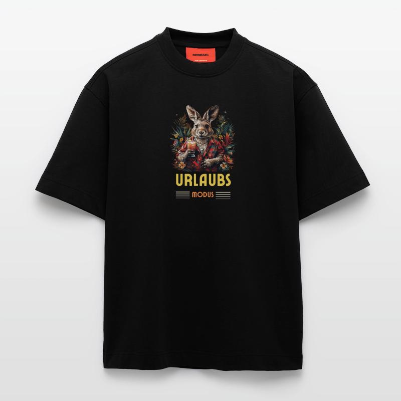 Kangaroo Lounger Vacation Fun Beach Summer Work Heavyweight T-Shirt - made by SPREAD 