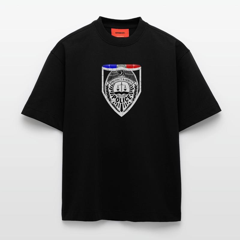 policeman Heavyweight T-Shirt - made by SPREAD 