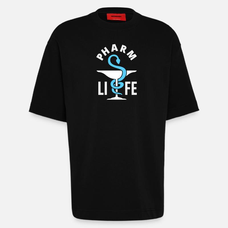 Pharmacist Pharmaceutical Technical - Heavyweight T-Shirt - made by SPREAD - SOLID BLACK