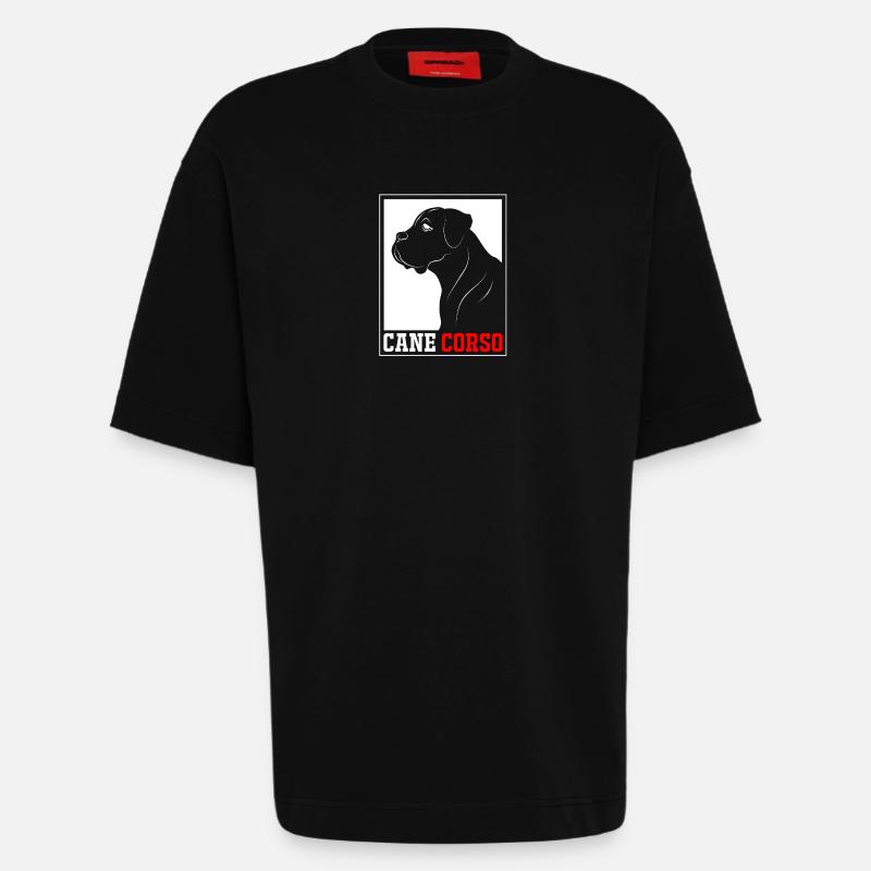 Cane Corso - Heavyweight T-Shirt - made by SPREAD  - SOLID BLACK