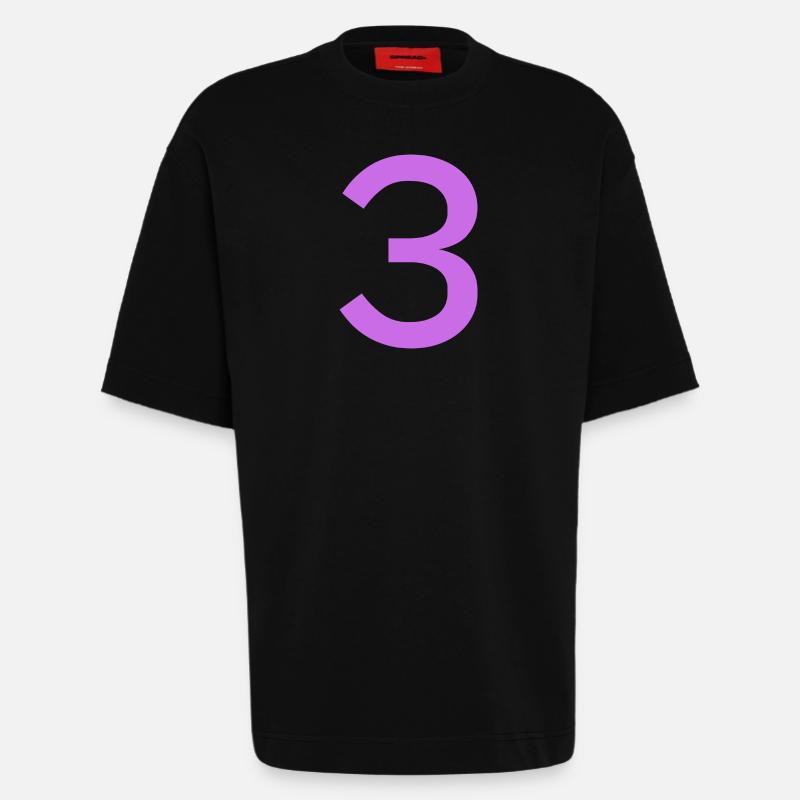 3 - T-shirt bio épais oversize fabriqué en UE - SOLID BLACK
