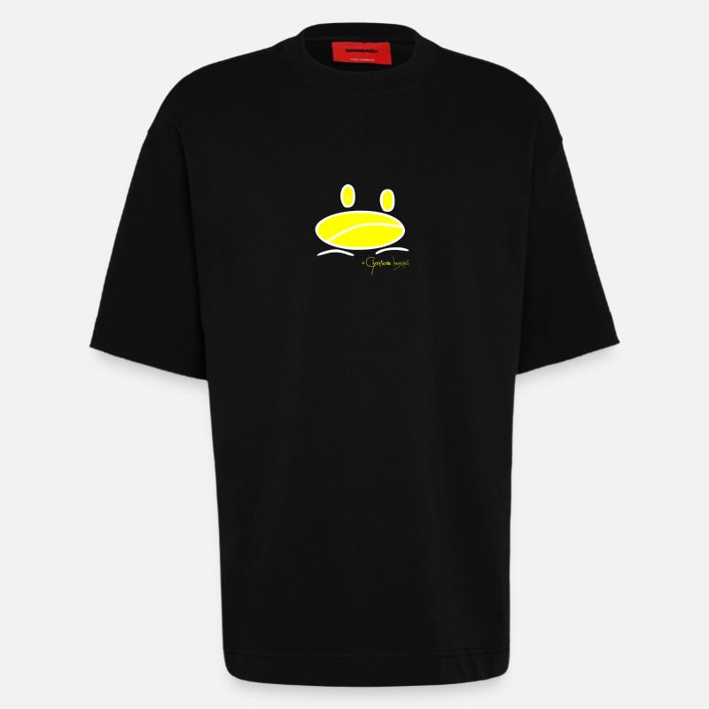 Froschmini © Chyropterum Innoxius - Heavyweight T-Shirt - made by SPREAD  - SOLID BLACK