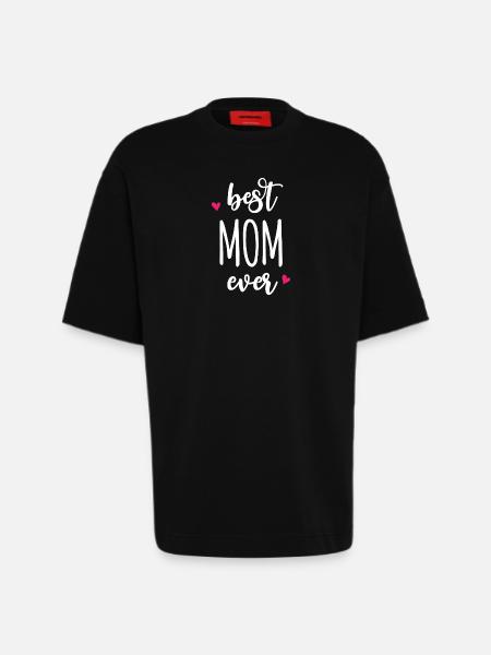 Beste Mutter aller Zeiten - Heavyweight T-Shirt - made by SPREAD  - SOLID BLACK