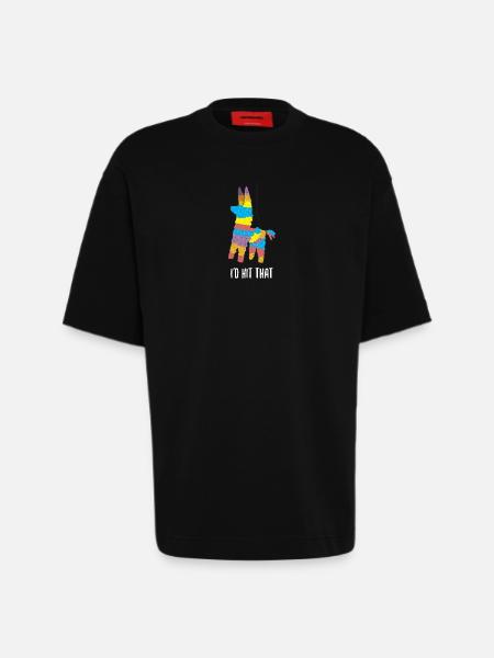 Pinata - Birthday - Gift - Heavyweight T-Shirt - made by SPREAD  - SOLID BLACK