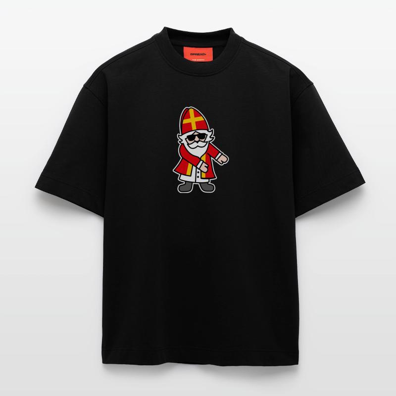 Sinterklaas Saint Nicolais Floss Dance Flossing Heavyweight T-Shirt - made by SPREAD 