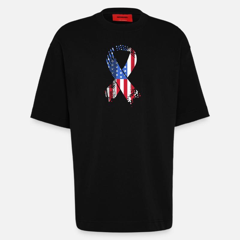 Multiple Sclerosis MS - Heavyweight T-Shirt - made by SPREAD  - SOLID BLACK