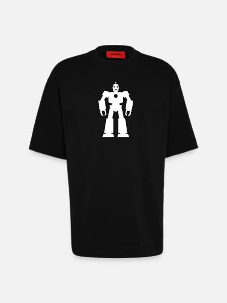 Robots – AI Technology Sci-Fi Nerd Design - Heavyweight T-Shirt - made by SPREAD - SOLID BLACK