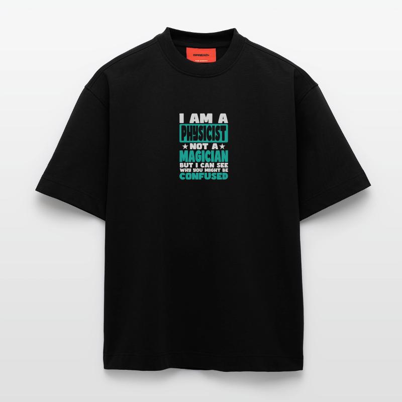 Physicien T-shirt bio épais oversize fabriqué en UE