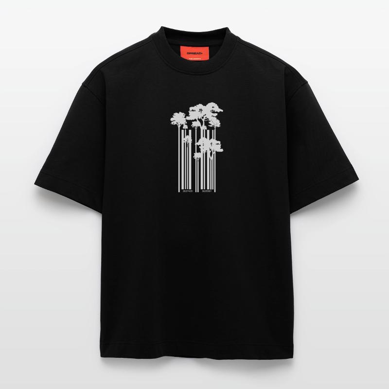 barcode Heavyweight T-Shirt - made by SPREAD 