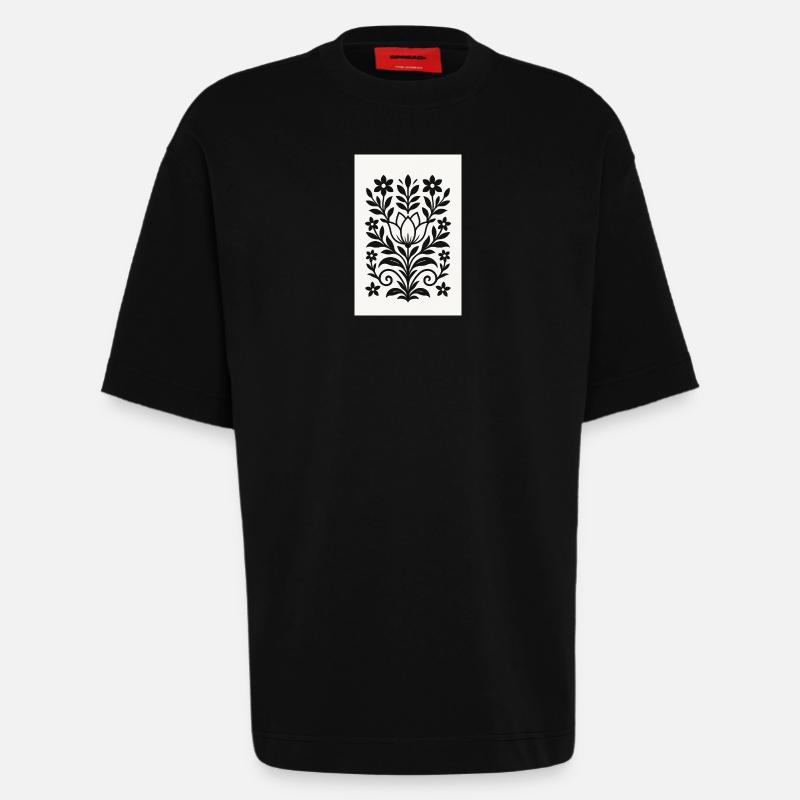 RayPay Eclipse - Heavyweight T-Shirt - made by SPREAD  - SOLID BLACK