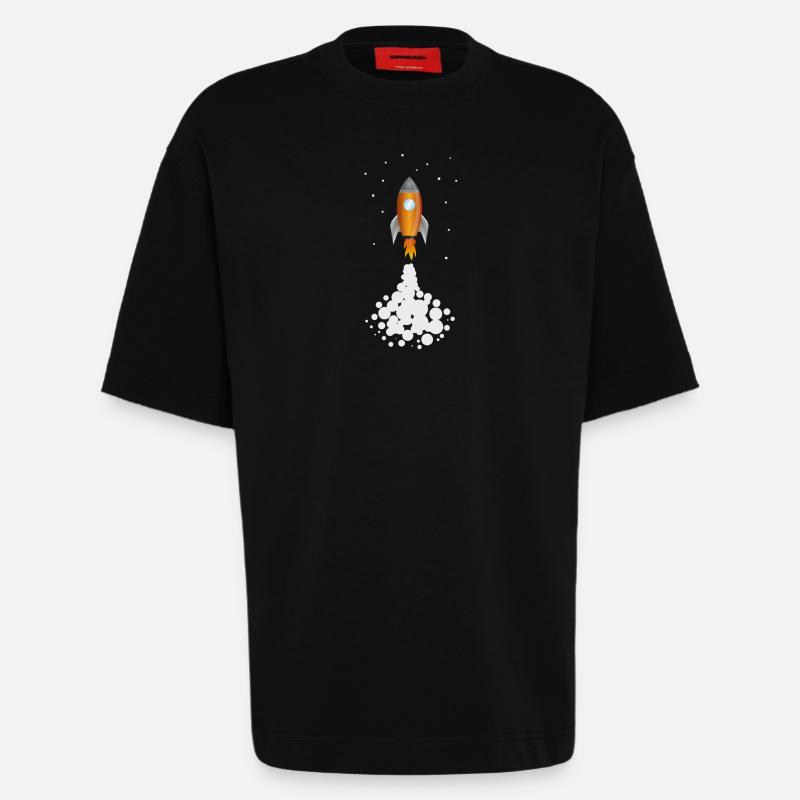 Fuse e - Heavyweight T-Shirt - made by SPREAD  - SOLID BLACK