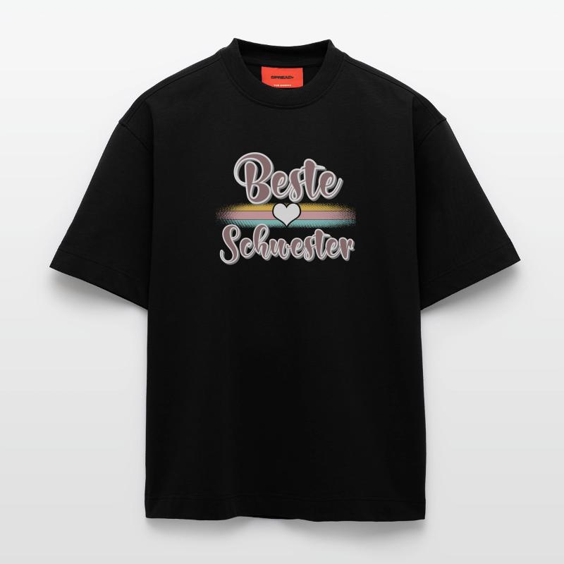 Beste Schwester Heavyweight T-Shirt - made by SPREAD 