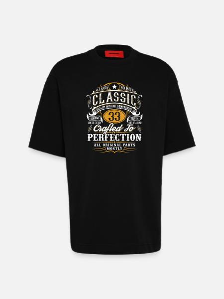 33rd birthday - Heavyweight T-Shirt - made by SPREAD  - SOLID BLACK