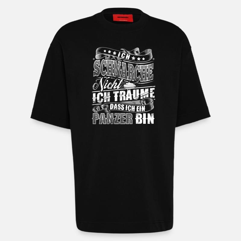 Panzer - Heavyweight T-Shirt - made by SPREAD  - SOLID BLACK