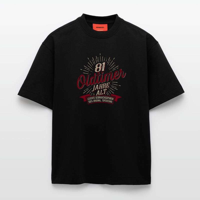 81. Geburtstag Oldtimer Heavyweight T-Shirt - made by SPREAD 
