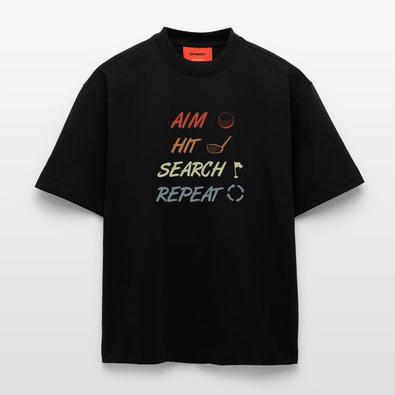 Golf Routine Heavyweight T-Shirt - made by SPREAD 