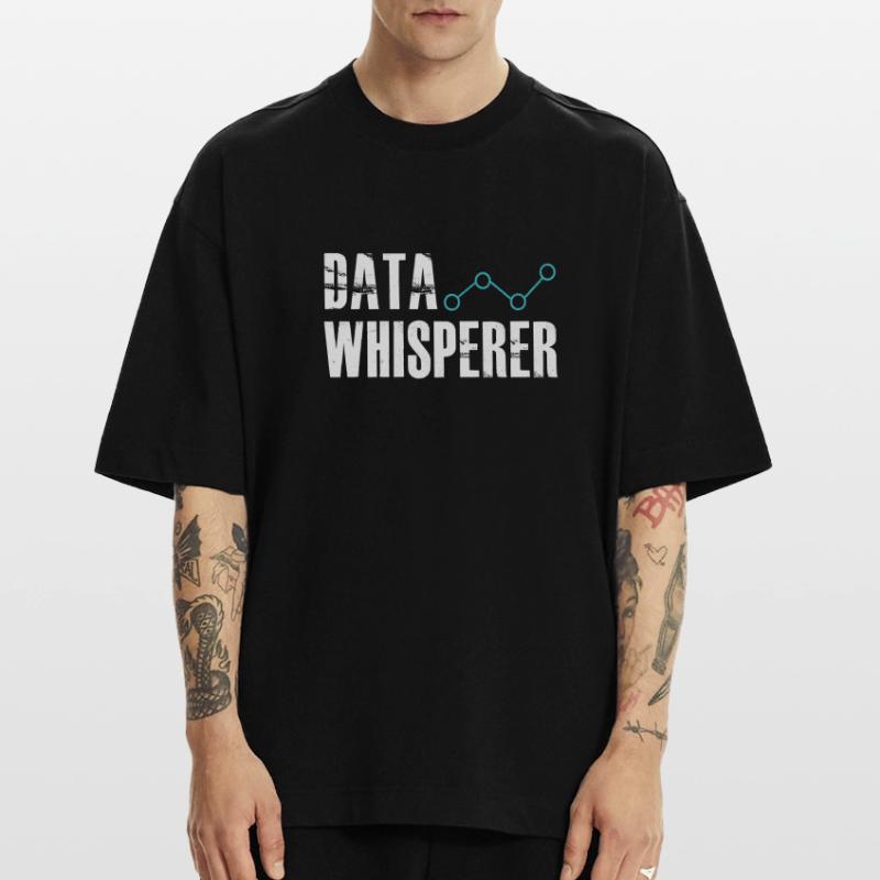 Data Whisperer Science Analyst Software Engineer Heavyweight T-Shirt - made by SPREAD 