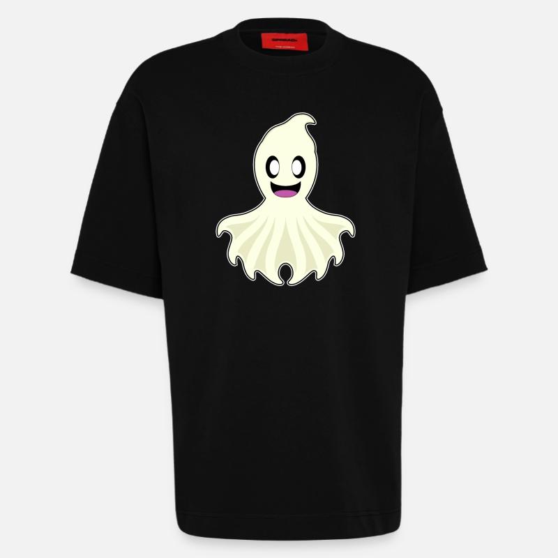 Krake Geist - Heavyweight T-Shirt - made by SPREAD  - SOLID BLACK