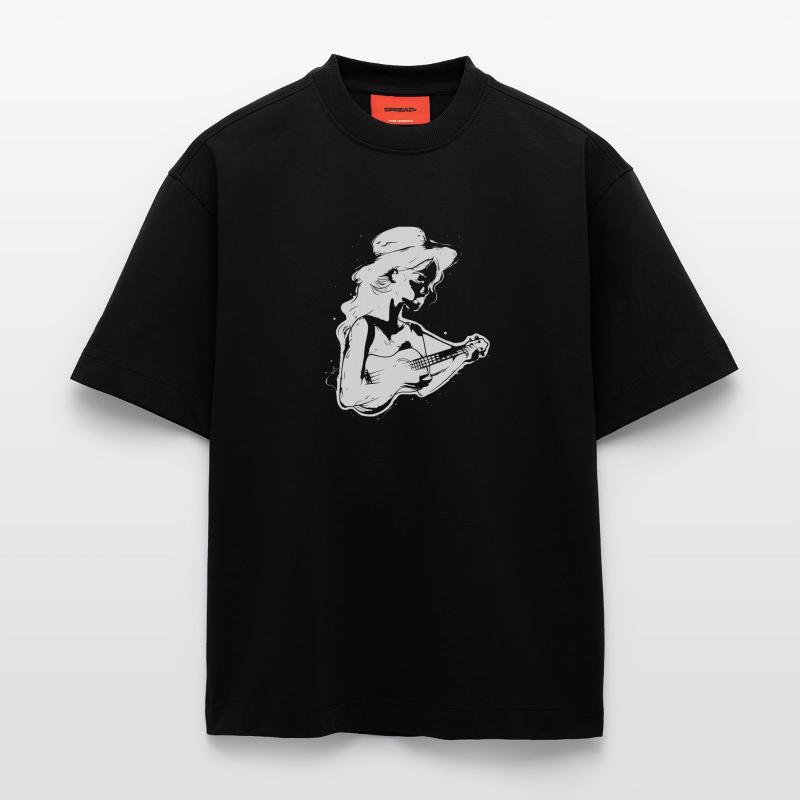 Ukulele Lover Heavyweight T-Shirt - made by SPREAD 