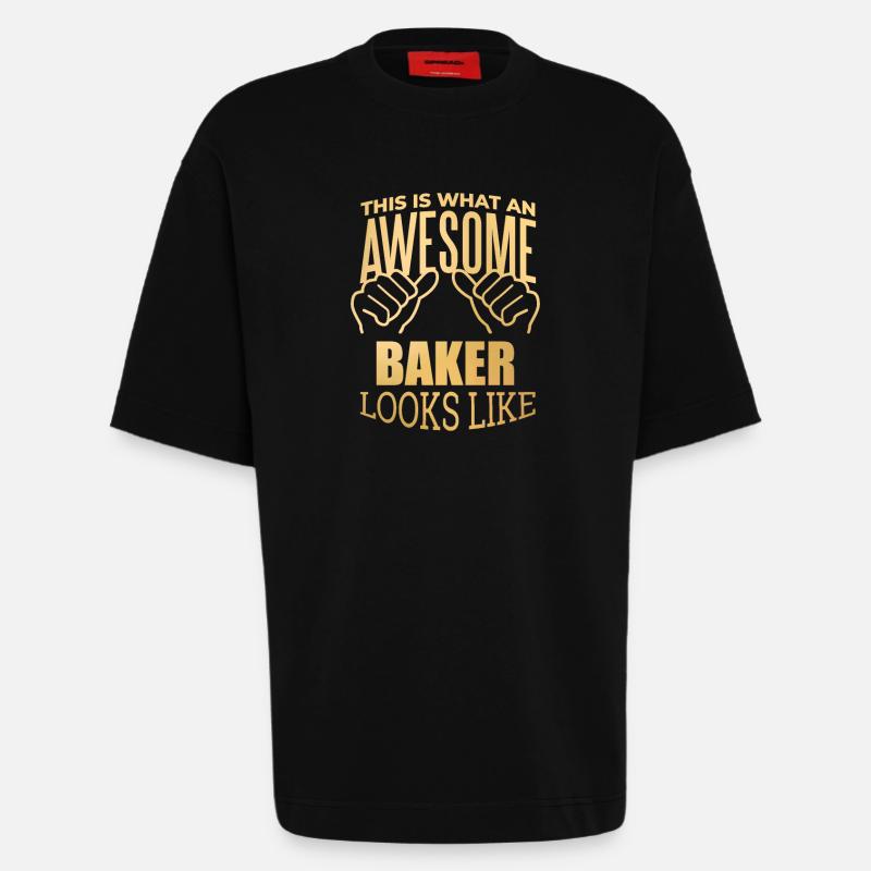 Backen - Heavyweight T-Shirt - made by SPREAD  - SOLID BLACK