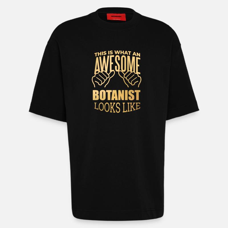 Botanik - Heavyweight T-Shirt - made by SPREAD  - SOLID BLACK