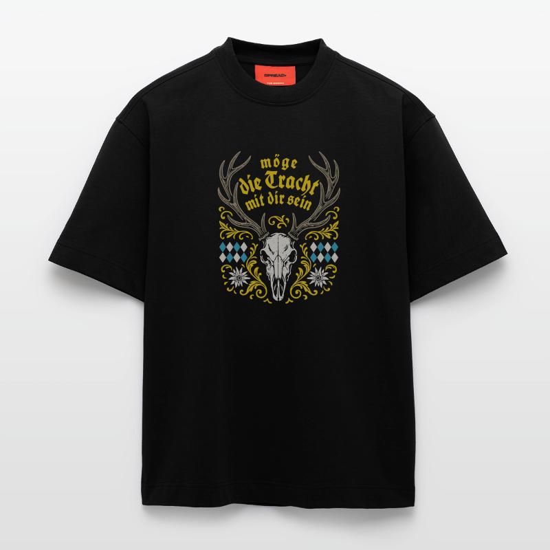 Que le costume traditionnel soit avec vous - Marquee & Fun T-shirt bio épais oversize fabriqué en UE