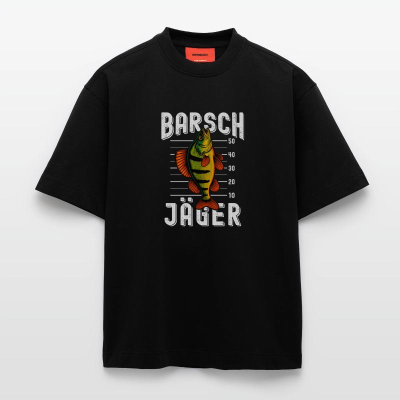 Perche Perche de chasseur Perche Perche Perche de pêche Perche T-shirt bio épais oversize fabriqué en UE