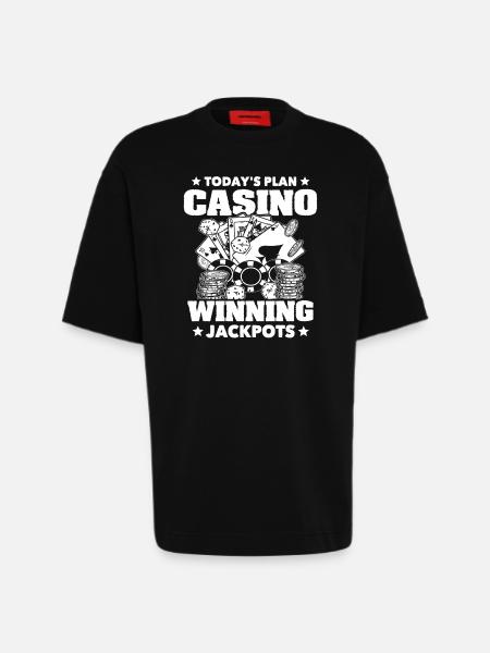 Casino Casino Game - Heavyweight T-Shirt - made by SPREAD  - SOLID BLACK