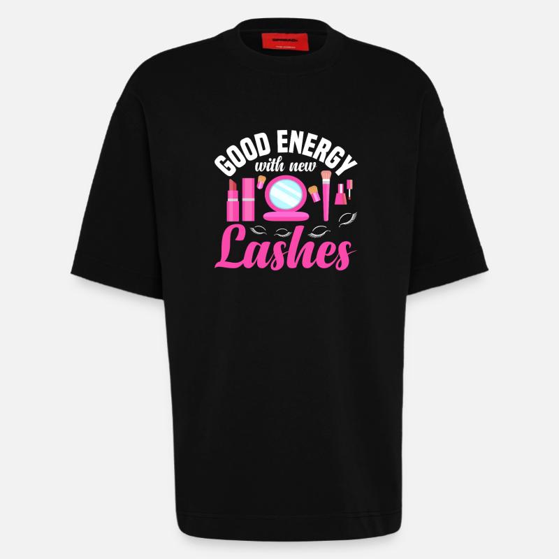 Lash Tech Supplies Eyelash Technician - Heavyweight T-Shirt - made by SPREAD - SOLID BLACK