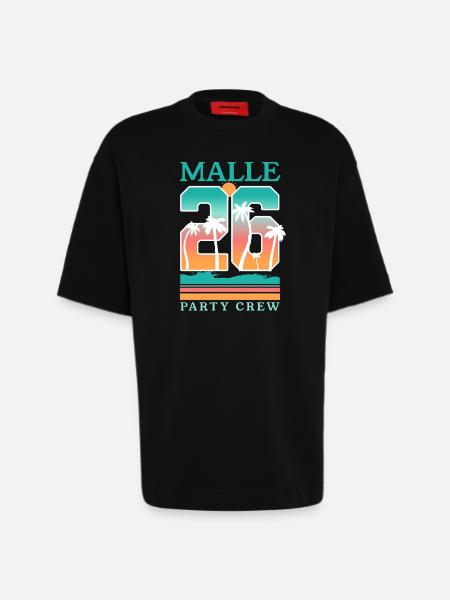 Malle 2026 Mallorca - Heavyweight T-Shirt - made by SPREAD  - SOLID BLACK