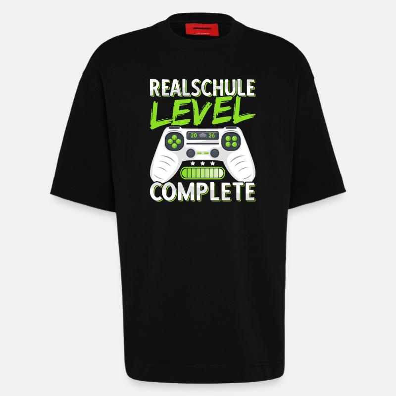 Realschule Abschluss 2026 Realschulabschluss Junge - Heavyweight T-Shirt - made by SPREAD  - SOLID BLACK