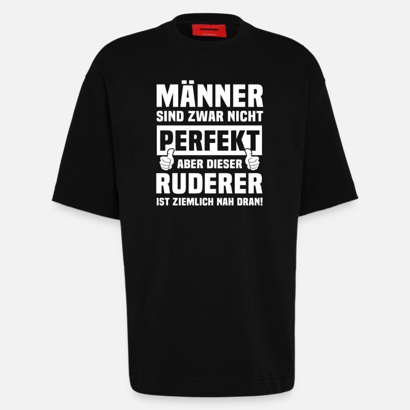 Ruderer - Heavyweight T-Shirt - made by SPREAD  - SOLID BLACK