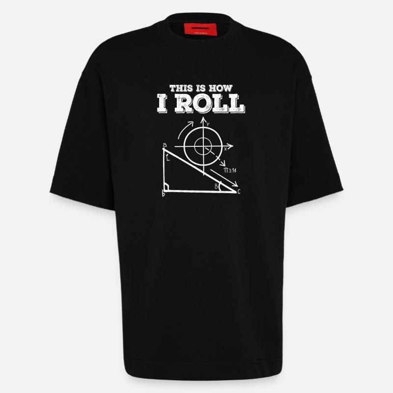 So mache ich ein Mathediagramm - Heavyweight T-Shirt - made by SPREAD  - SOLID BLACK