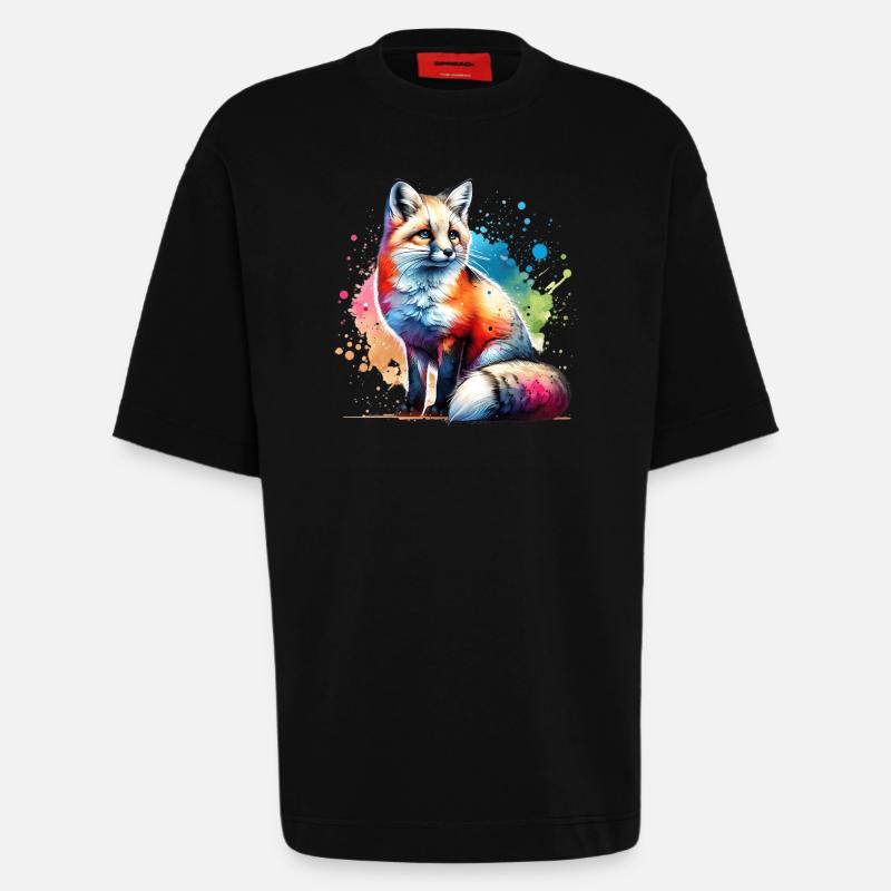 Swiftfuchs Geschenk - Heavyweight T-Shirt - made by SPREAD  - SOLID BLACK
