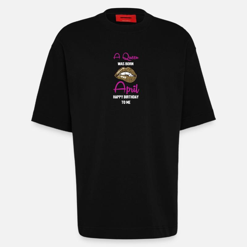 Sternzeichen Widder - Heavyweight T-Shirt - made by SPREAD  - SOLID BLACK