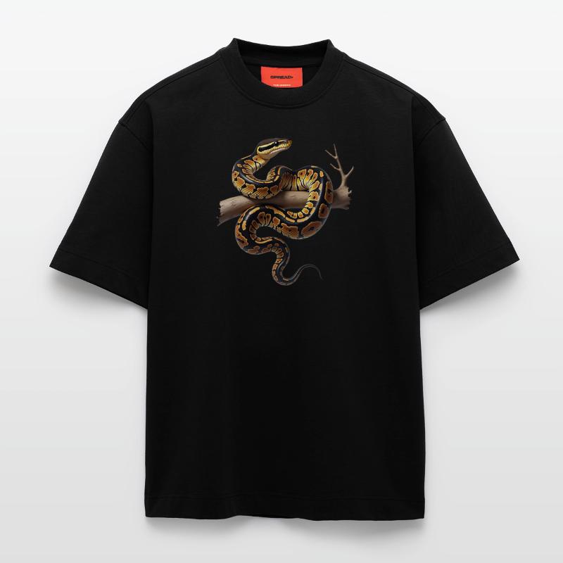 King Python Snakes Lover Terrarium Python Heavyweight T-Shirt - made by SPREAD 