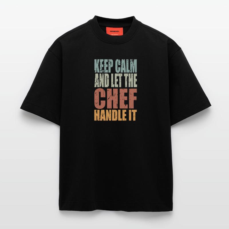 Keep Calm Chefkoch Spruch Chefkoch Geschenk Heavyweight T-Shirt - made by SPREAD 