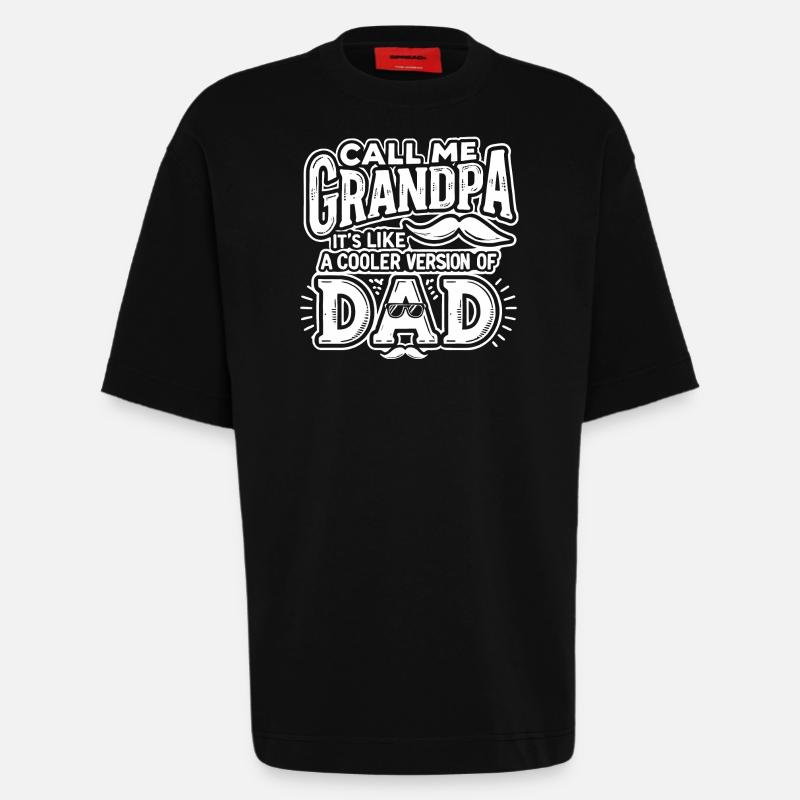 Glacière Papi - T-shirt bio épais oversize fabriqué en UE - SOLID BLACK