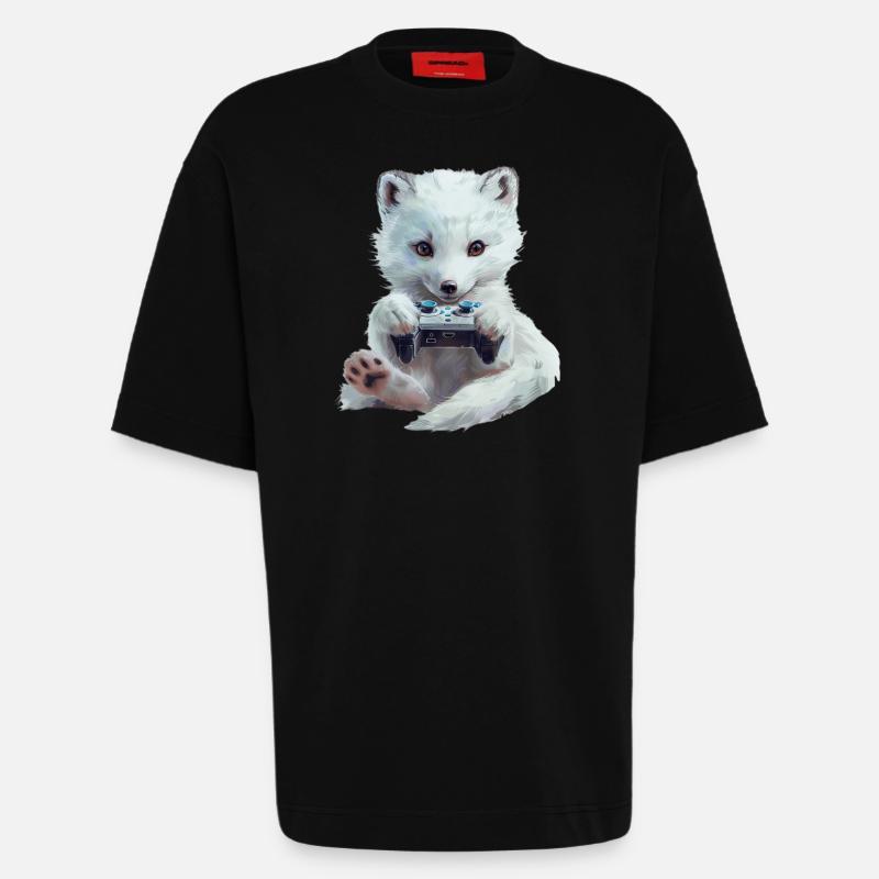 Polarfuchs - Heavyweight T-Shirt - made by SPREAD  - SOLID BLACK