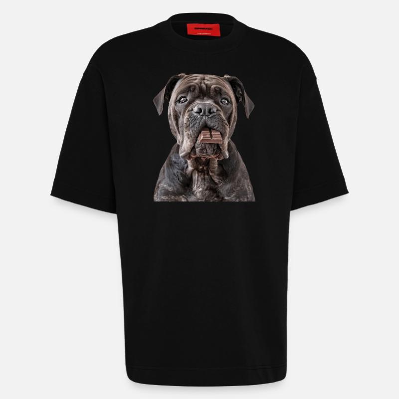 Cane Corso - Heavyweight T-Shirt - made by SPREAD  - SOLID BLACK