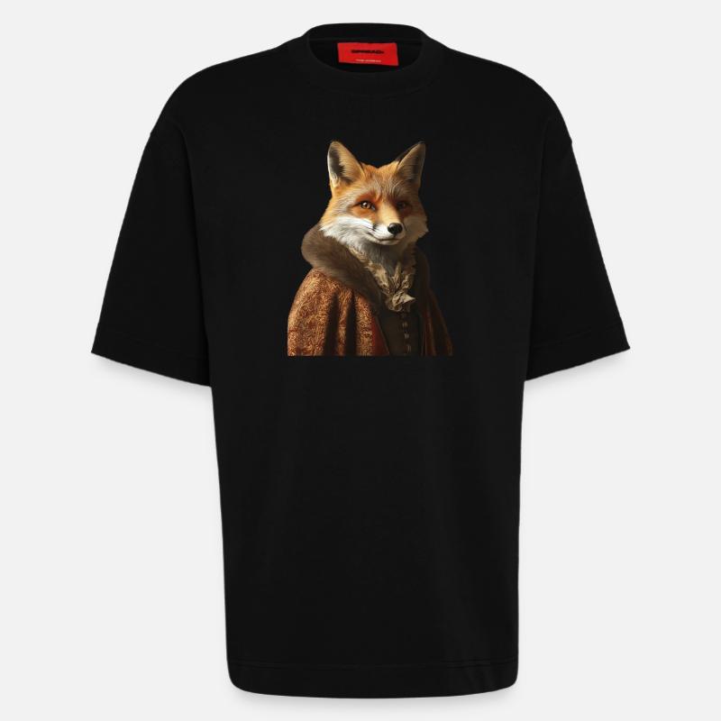 Fuchs - Heavyweight T-Shirt - made by SPREAD  - SOLID BLACK