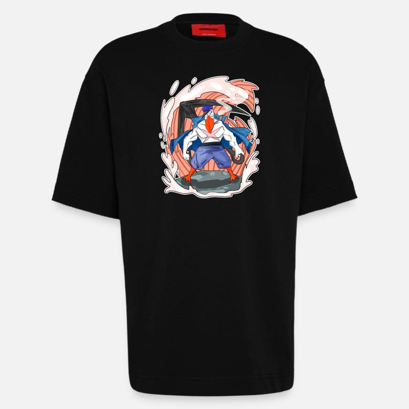 Möwe - Heavyweight T-Shirt - made by SPREAD  - SOLID BLACK