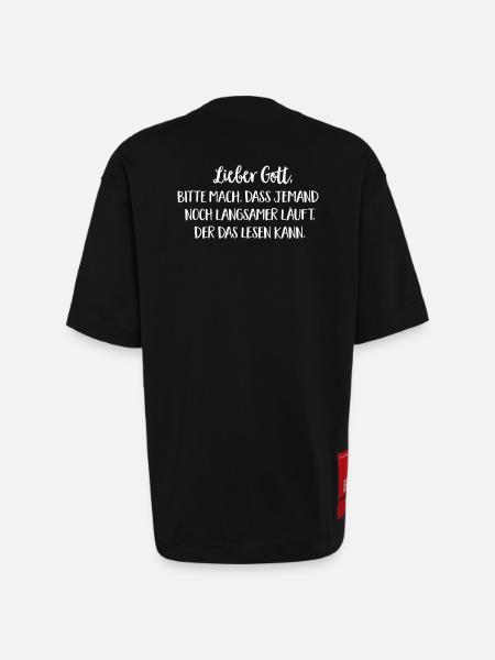laufen - Heavyweight T-Shirt - made by SPREAD - SOLID BLACK