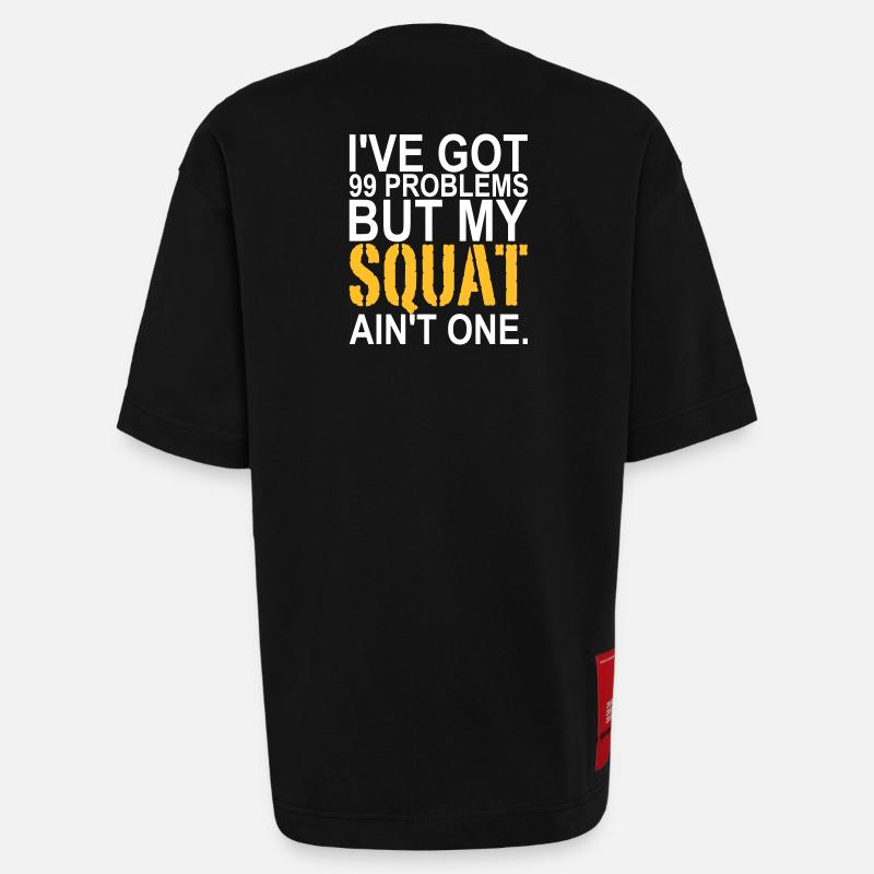 99 Problems - Heavyweight T-Shirt - made by SPREAD  - SOLID BLACK