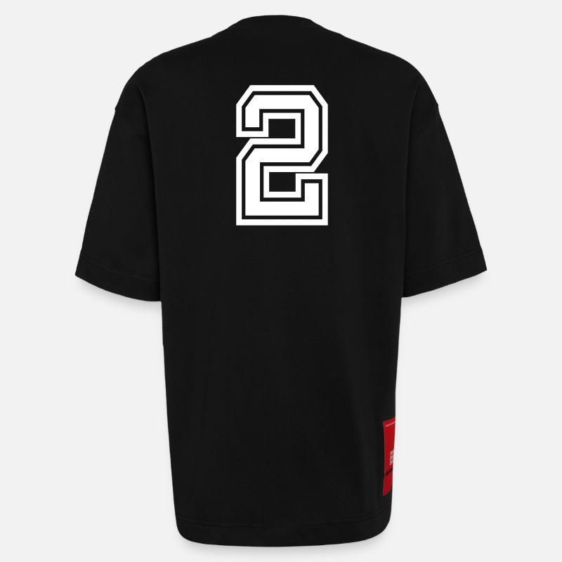 2 - Heavyweight T-Shirt - made by SPREAD  - SOLID BLACK