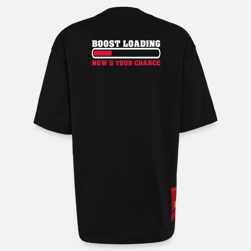 Boost Loading Nows Your Chance - Heavyweight T-Shirt - made by SPREAD  - SOLID BLACK