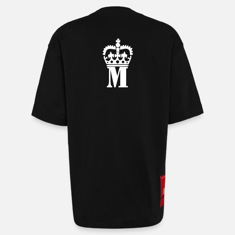 Buchstabe M - Heavyweight T-Shirt - made by SPREAD  - SOLID BLACK