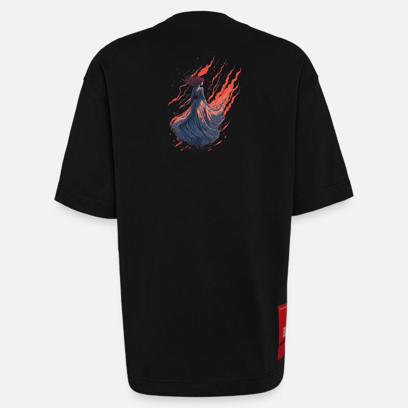 Ghost fau - Heavyweight T-Shirt - made by SPREAD  - SOLID BLACK