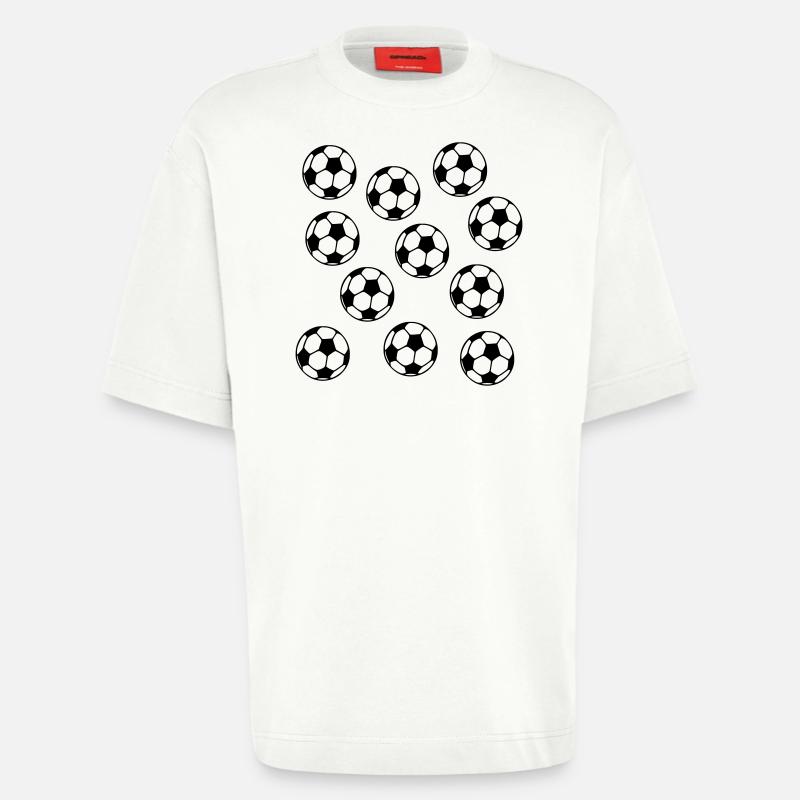 Soccer - Heavyweight T-Shirt - made by SPREAD  - OFF WHITE